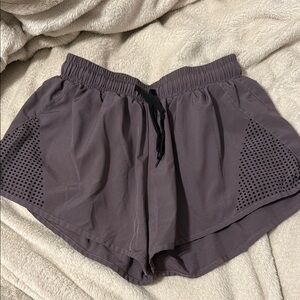 SHEIN Gray Athletic Shorts Lightweight Elastic Waist Large Fits Medium or Small